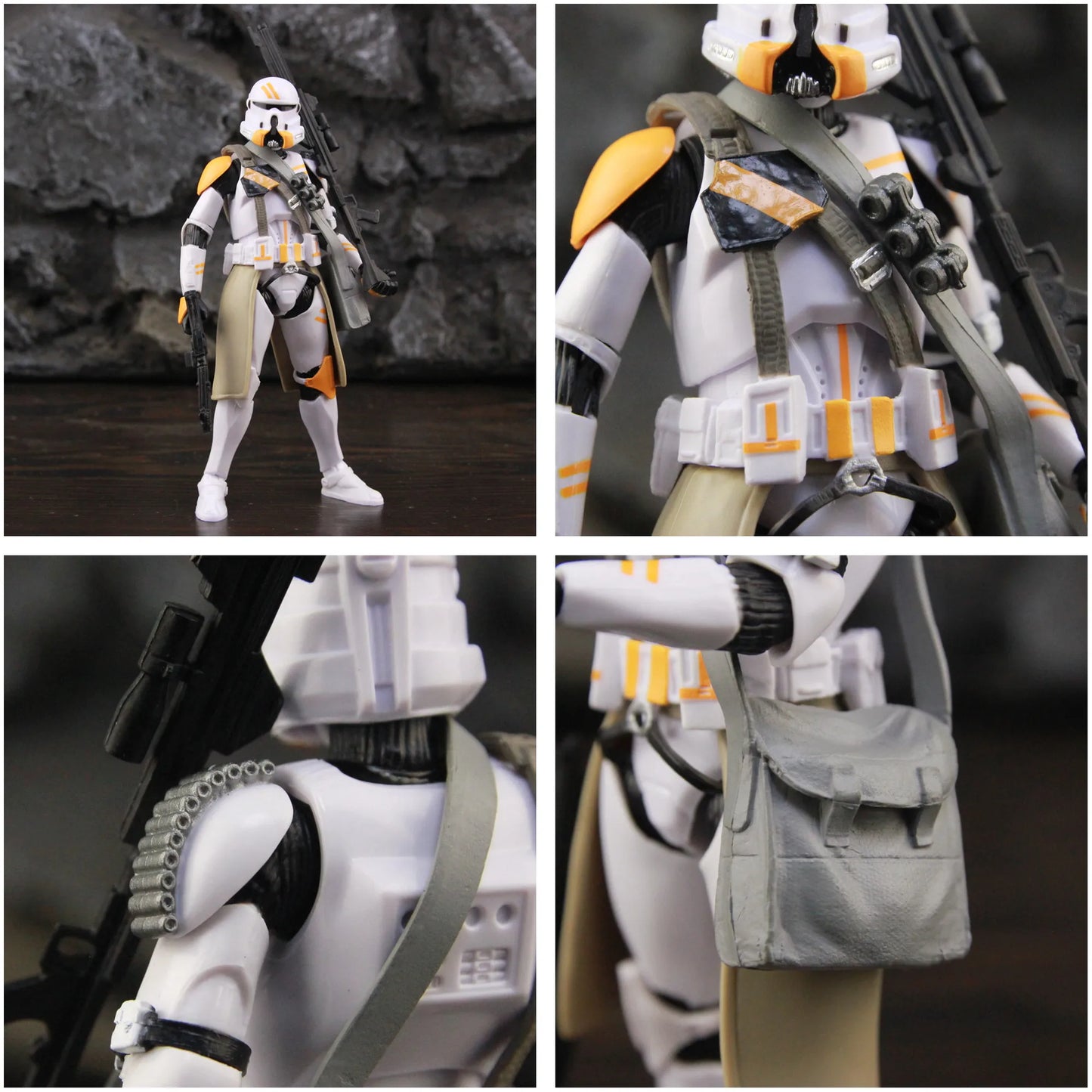 Figura Star Wars 212° Batallón de Ataque – 2ª Compañía Aerotransportada Sniper Trooper 6”