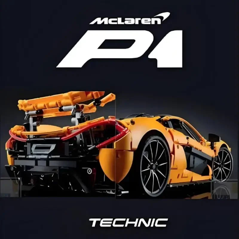 3893Pcs Technic Building Blocks Compatible 42172 McLaren P1