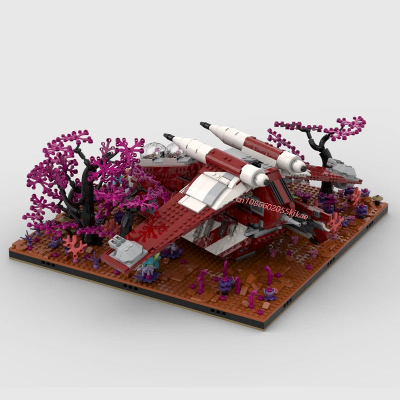 Diorama Alienígena de Superficie Planetaria – Escenario Decorativo Coleccionista