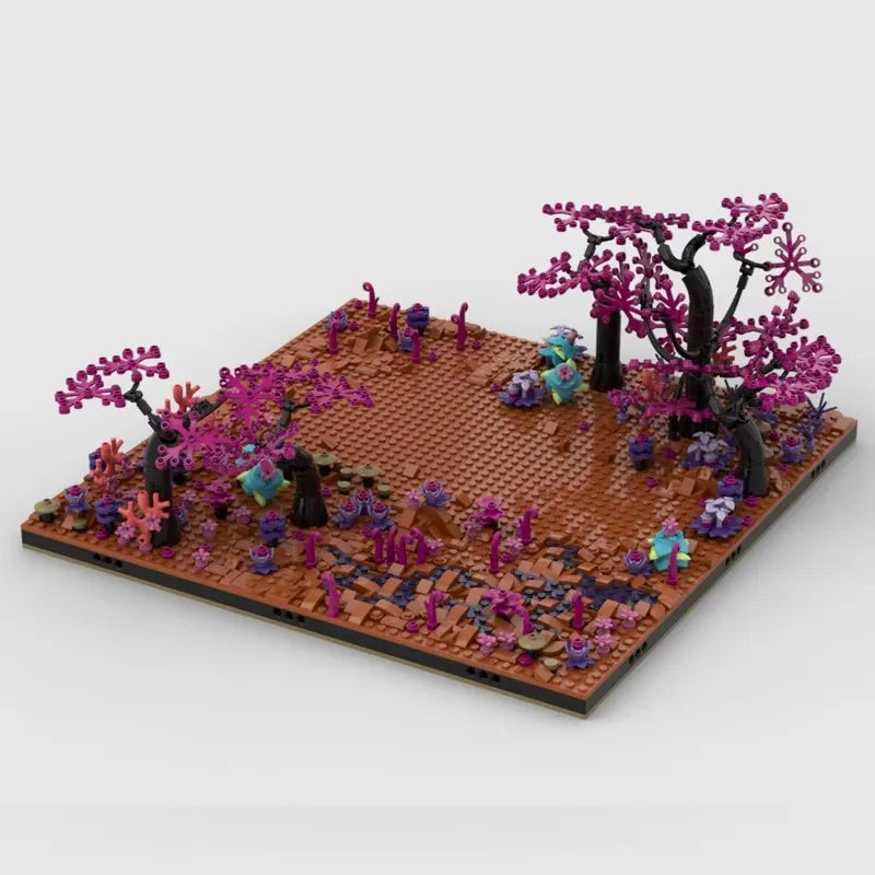 Diorama Alienígena de Superficie Planetaria – Escenario Decorativo Coleccionista