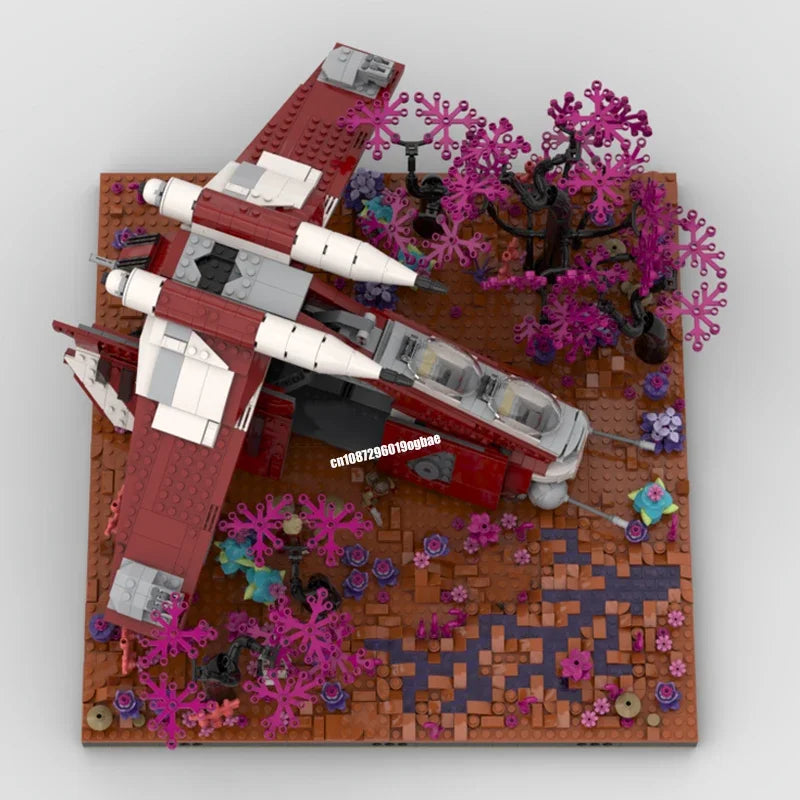 Diorama Alienígena de Superficie Planetaria – Escenario Decorativo Coleccionista