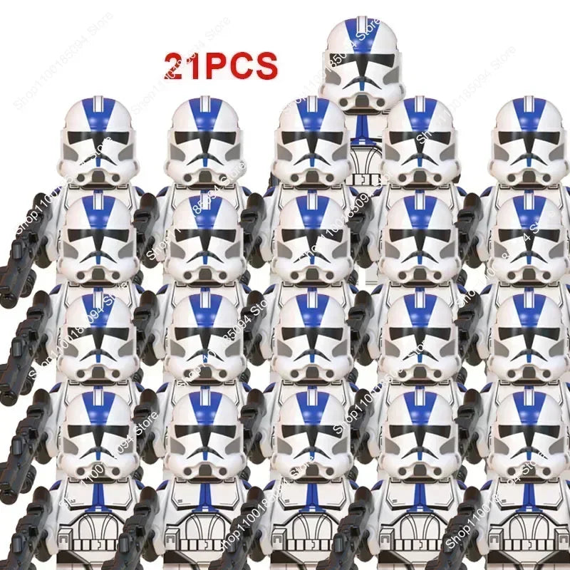 Escuadrón de Élite 501 – 21 Soldados Clon | Set de Construcción Exclusivo