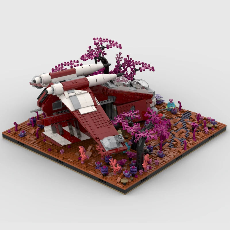 Diorama Alienígena de Superficie Planetaria – Escenario Decorativo Coleccionista